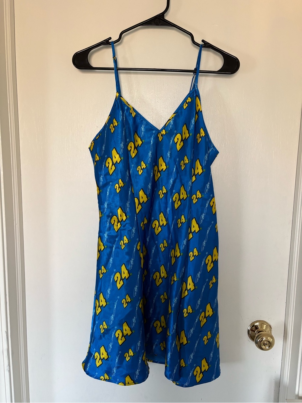 Y2K Jeff Gordon Slip Dress or Nightgown Size L Perfect Pre Owned Condition